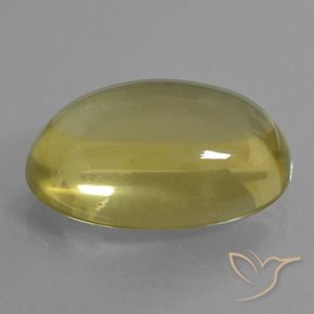 Quartz Jaune doré léger naturelle ovale, 28.84 ct, Transparent
