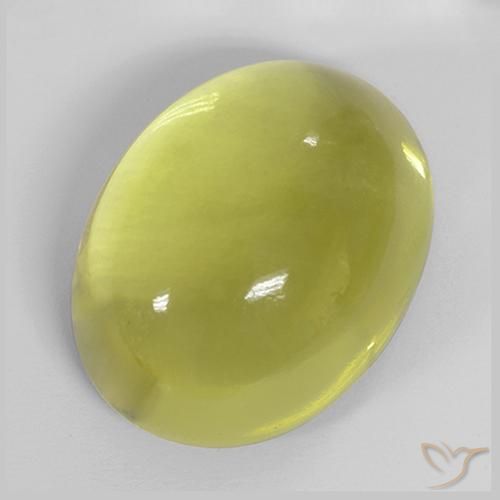 35.55ct Naturel Jaune moyen Quartz, ovale, Transparent