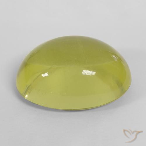 Quartz Jaune moyen naturelle ovale, 35.55 ct, Transparent