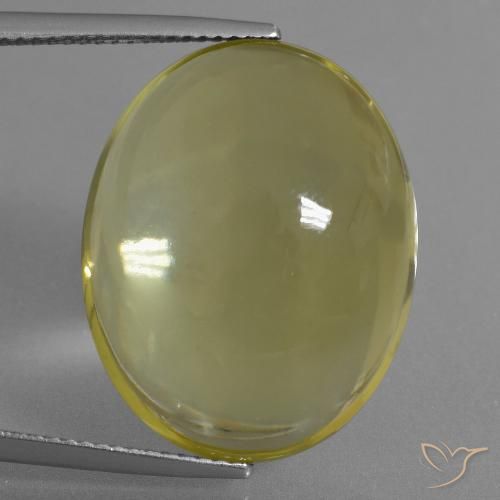 28.53ct Naturel Jaune clair Quartz, ovale, Transparent