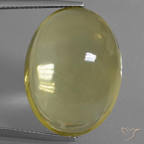 32.95ct Naturel Jaune foncé Quartz, ovale, Transparent