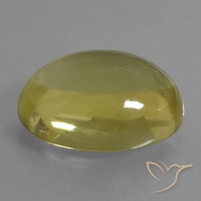 Quartz Jaune foncé naturelle ovale, 32.95 ct, Transparent