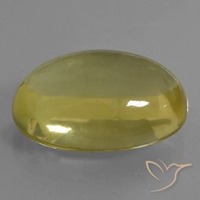 Quartz Jaune moyen naturelle ovale, 34.71 ct, Transparent