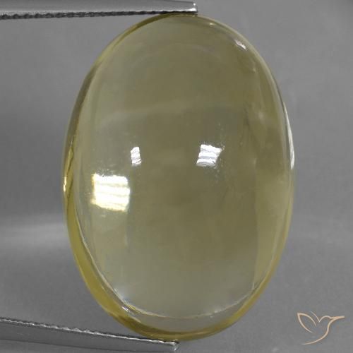 37.92ct Naturel Jaune foncé Quartz, ovale, Transparent