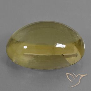 Quartz Jaune foncé naturelle ovale, 37.92 ct, Transparent