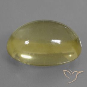 Quartz Jaune clair naturelle ovale, 36.61 ct, Transparent