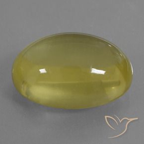 Quartz Jaune clair naturelle ovale, 38.22 ct, Transparent