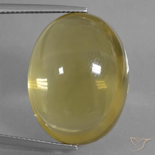 38.02ct Naturel Jaune moyen Quartz, ovale, Transparent