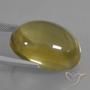 Quartz Jaune moyen naturelle ovale, 38.02 ct, Transparent