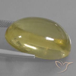 Quartz Jaune foncé naturelle ovale, 39.77 ct, Transparent
