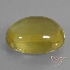 Quartz Jaune brunâtre naturelle ovale, 40.17 ct, Transparent