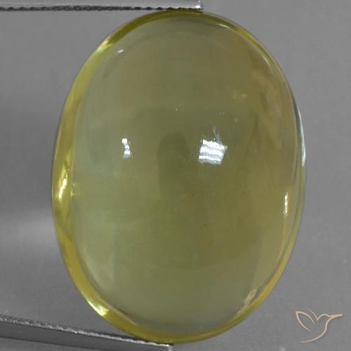 40.21ct Naturel Jaune clair Quartz, ovale, Transparent