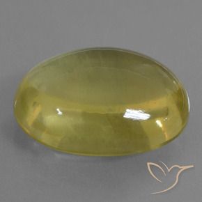 Quartz Jaune clair naturelle ovale, 40.21 ct, Transparent