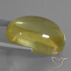 Quartz Jaune doré léger naturelle ovale, 43.91 ct, Transparent