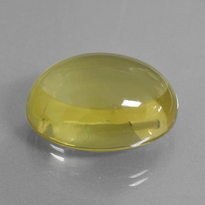 Quartz Citron naturelle Coupe ovale, 43.06 ct, Transparent