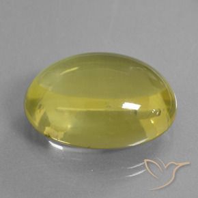 Quartz Bourdon jaune naturelle ovale, 44.59 ct, Transparent