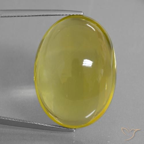 51.71ct Naturel Bourdon jaune Quartz, ovale, Transparent