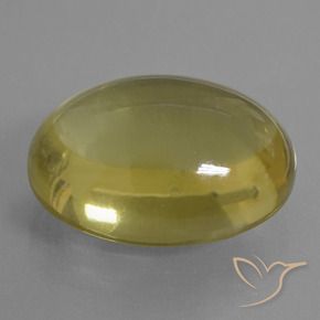 Quartz Jaune moyen naturelle ovale, 53.11 ct, Transparent