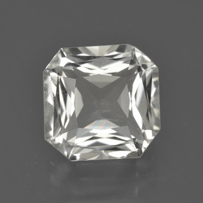 Quartz Blanc naturelle Taille émeraude, 4.63 ct, VVS-VS