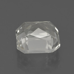 Quartz Blanc naturelle Taille émeraude, 4.63 ct, VVS-VS