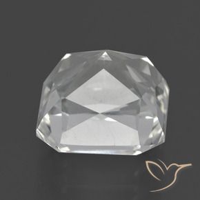 Quartz Blanc clair naturelle Octogone / coupe Émeraude, 8.44 ct, VVS-VS