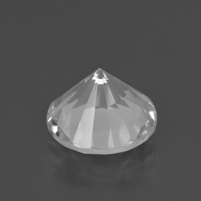 Quartz Blanc naturelle Coupe roude, 5.59 ct, VVS