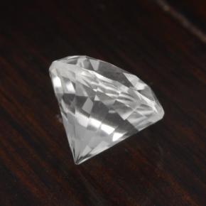 Quartz Blanc naturelle Coupe roude, 4.68 ct, VVS