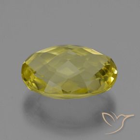 Quartz Jaune clair naturelle ovale, 16.43 ct, VVS-VS
