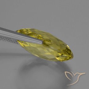 Quartz Jaune ananas naturelle ovale, 15.69 ct, VVS