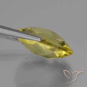 Quartz Jaune ananas naturelle ovale, 15.00 ct, VVS-VS