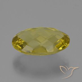 Quartz Jaune clair naturelle ovale, 15.21 ct, VS