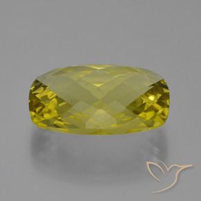 Quartz Jaune ananas naturelle Coussin, 14.59 ct, VVS