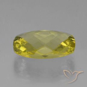 Quartz Jaune clair naturelle Coussin, 14.81 ct, VVS