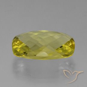 Quartz Jaune ananas naturelle Coussin, 14.69 ct, VVS