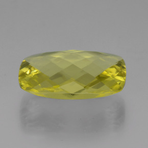 Quartz Citron naturelle Coupe coussin, 15.30 ct, VVS