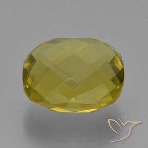 Quartz Jaune clair naturelle Coussin, 27.10 ct, VVS-VS