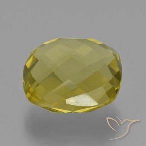 Quartz Jaune ananas naturelle Coussin, 25.83 ct, VVS