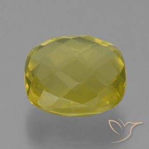 Quartz Jaune moyen-léger naturelle Coussin, 26.94 ct, VVS