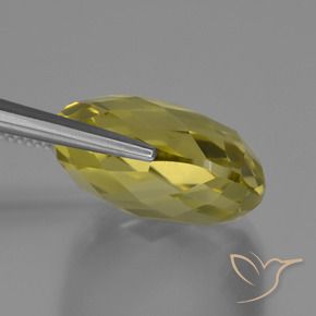 Quartz Jaune ananas naturelle Coussin, 25.97 ct, VVS