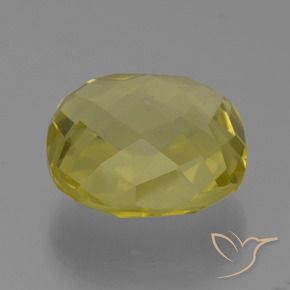 Quartz Jaune clair naturelle Coussin, 27.25 ct, VVS-VS
