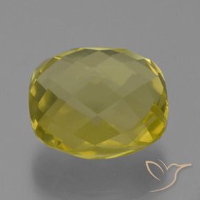 Quartz Jaune moyen-léger naturelle Coussin, 25.93 ct, VVS-VS