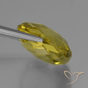 Quartz Jaune moyen-léger naturelle Coussin, 26.11 ct, VVS-VS