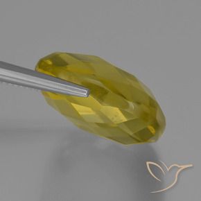 Quartz Jaune ananas naturelle Coussin, 27.26 ct, VVS