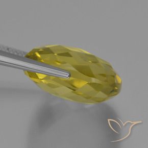 Quartz Jaune clair naturelle Coussin, 26.60 ct, VVS