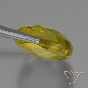 Quartz Jaune ananas naturelle Coussin, 27.40 ct, VVS-VS