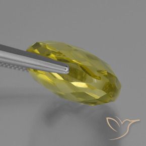 Quartz Jaune clair naturelle Coussin, 26.72 ct, VVS