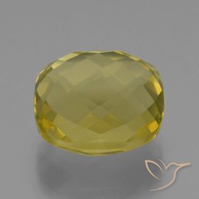 Quartz Jaune clair naturelle Coussin, 27.38 ct, VVS