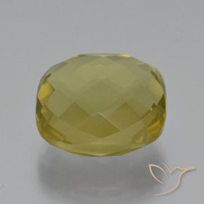 Quartz Jaune ananas naturelle Coussin, 27.36 ct, VVS-VS