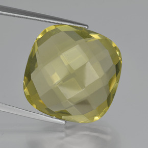 Quartz Citron naturelle Coupe coussin, 26.29 ct, VVS