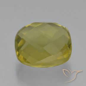 Quartz Jaune clair naturelle Coussin, 27.26 ct, VVS-VS